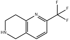 2-Trifluoromethyl-5,6,7,8-tetrahydro-[1,6]naphthyridine Struktur