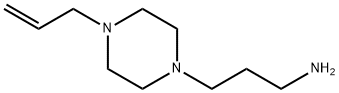 1-Piperazinepropanamine,4-(2-propenyl)-(9CI) Struktur