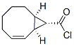 Bicyclo[6.1.0]non-2-ene-9-carbonyl chloride, (1alpha,8alpha,9alpha)- (9CI) Struktur