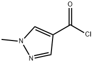 1H-Pyrazole-4-carbonyl chloride, 1-methyl- (9CI) Struktur