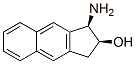 1H-Benz[f]inden-2-ol,1-amino-2,3-dihydro-,(1R,2S)-(9CI) Struktur