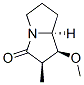 3H-Pyrrolizin-3-one,hexahydro-1-methoxy-2-methyl-,(1S,2R,7aS)-(9CI) Struktur