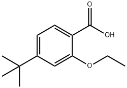 4-TERT-ブチル-2-エトキシ-安息香酸 化學(xué)構(gòu)造式