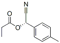 Benzeneacetonitrile, 4-methyl-alpha-(1-oxopropoxy)-, (alphaS)- (9CI) Struktur