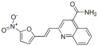 2-(2-(5-NITRO-2-FURYL)VINYL)-4-QUINOLINECARBOXAMIDE Struktur