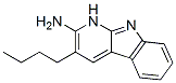 3-Butyl-1H-pyrido(2,3-b)indol-2-amine Struktur