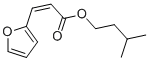 3-methylbutyl 3-(2-furyl)acrylate Struktur