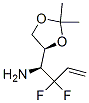 1,3-Dioxolane-4-methanamine,alpha-(1,1-difluoro-2-propenyl)-2,2-dimethyl-,(alphaS,4S)-(9CI) Struktur