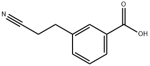 3-CYANOETHYLBENZOIC ACID Struktur