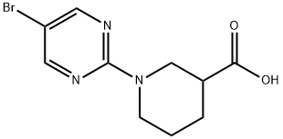 1-(5-Bromopyrimidin-2-yl)piperidine-3-carboxylic acid