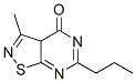 Isothiazolo[5,4-d]pyrimidin-4(3aH)-one, 3-methyl-6-propyl- (9CI) Struktur