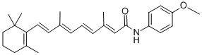 N-4-METHOXYPHENYLRETINAMIDE Struktur