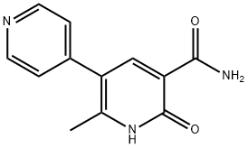 MILRINONE RELATED COMPOUND A (1,6-ジヒドロ-2-メチル-6-オキソ(3,4'-ビピリジン)-5-カルボキサミド) 化學構(gòu)造式