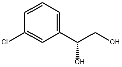 (R)-1-(3-CHLOROPHENYL)-1,2-ETHANEDIOL Structure