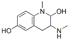 Carbostyril, 3,4-dihydro-6-hydroxy-1-methyl-3-(methylamino)- (8CI) Struktur