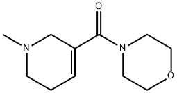 Morpholine, 4-(1,2,5,6-tetrahydro-1-methylnicotinoyl)- (8CI) Struktur