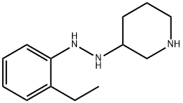 Piperidine, 3-[2-(o-ethylphenyl)hydrazino]- (8CI) Struktur