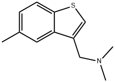 Benzo[b]thiophene-3-methylamine, N,N,5-trimethyl- (8CI) Struktur