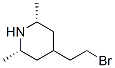 Piperidine, 4-(2-bromoethyl)-2,6-dimethyl-, cis- (8CI) Struktur