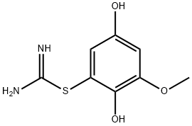 Pseudourea, 2-(2,5-dihydroxy-3-methoxyphenyl)-2-thio- (8CI) Struktur