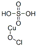 Copper oxychloride sulfate Struktur