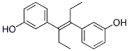 3,3'-dihydroxy-alpha,beta-diethylstilbene Struktur