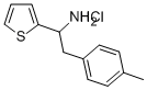 alpha-(p-Methylbenzyl)-2-thenylamine hydrochloride Struktur