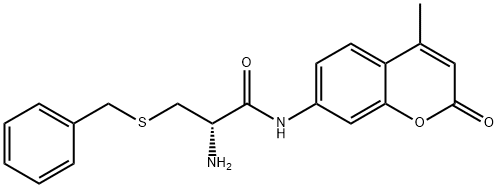 H-CYS(BZL)-AMC Struktur