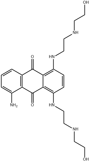 5-Amino-1,4-bis((2-((2-hydroxyethyl)amino)ethyl)amino)-9,10-anthracene dione Struktur