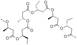 POLY(3-HYDROXYBUTYRATE-CO-3-HYDROXYVALERATE) Struktur