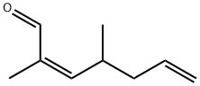 2,4-DIMETHYL-2,6-HEPTADIENAL Struktur