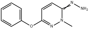 3(2H)-Pyridazinone,2-methyl-6-phenoxy-,hydrazone(8CI) Struktur