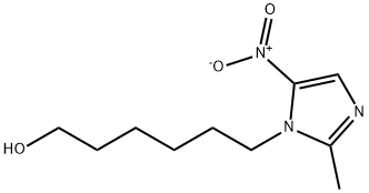 Imidazole-1-hexanol, 2-methyl-5-nitro- (8CI) Struktur