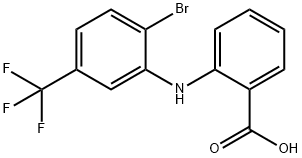 Anthranilic  acid,  N-(6-bromo--alpha-,-alpha-,-alpha--trifluoro-m-tolyl)-  (8CI) Struktur