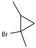 Cyclopropane, 1-bromo-1,2-dimethyl- (9CI) Struktur