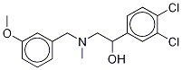 3,4-Dichloro-α-[[[(3-Methoxyphenyl)Methyl]MethylaMino]Methyl]-benzeneMethanol Struktur