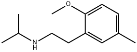 Phenethylamine, N-isopropyl-2-methoxy-5-methyl- (8CI) Struktur