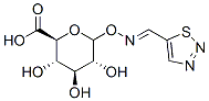 1,2,3-thiadiazole-5-carboxaldoxime glucuronide Struktur