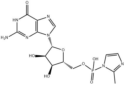 guanosine 5'-phospho-2-methylimidazolide Structure