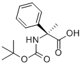 (S)-2-(TERT-BUTOXYCARBONYLAMINO)-2-PHENYLPROPANOIC ACID Struktur