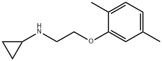 Cyclopropylamine, N-[2-(2,5-xylyloxy)ethyl]- (8CI) Struktur