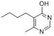 5-Butyl-6-methyl-4-pyrimidinol Struktur