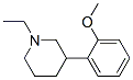 Piperidine, 1-ethyl-3-(o-methoxyphenyl)- (8CI) Struktur