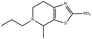 Thiazolo[5,4-c]pyridine, 2-amino-4,5,6,7-tetrahydro-4-methyl-5-propyl- (8CI) Struktur