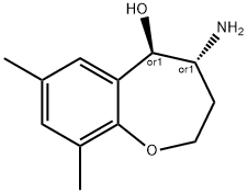 1-Benzoxepin-5-ol,4-amino-2,3,4,5-tetrahydro-7,9-dimethyl-,trans-(8CI) Struktur