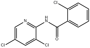 BENZAMIDE, 2-CHLORO-N-(3,5-DICHLORO-2-PYRIDINYL)- Struktur