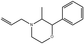 Morpholine, 4-allyl-3-methyl-2-phenyl- (8CI) Struktur