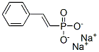 disodium (2-phenylvinyl)phosphonate Struktur