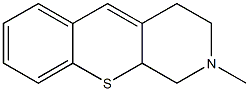 2H-[1]Benzothiopyrano[2,3-c]pyridine,1,3,4,10a-tetrahydro-2-methyl-,(-)-(8CI) Struktur