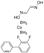 bis(Boron difluoro diphenyl glyoximate) cobalt Struktur